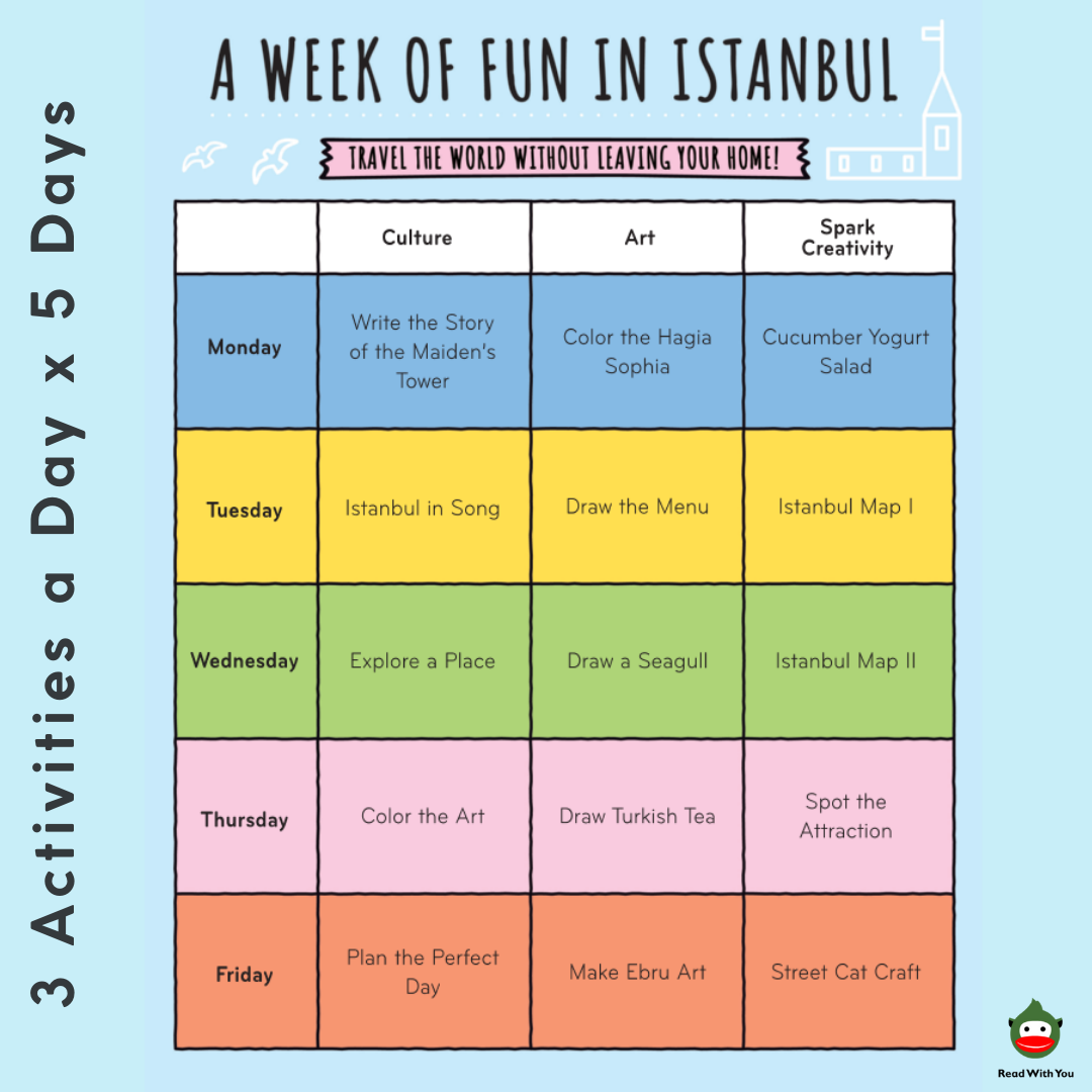 Istanbul World Travel Activity Pack