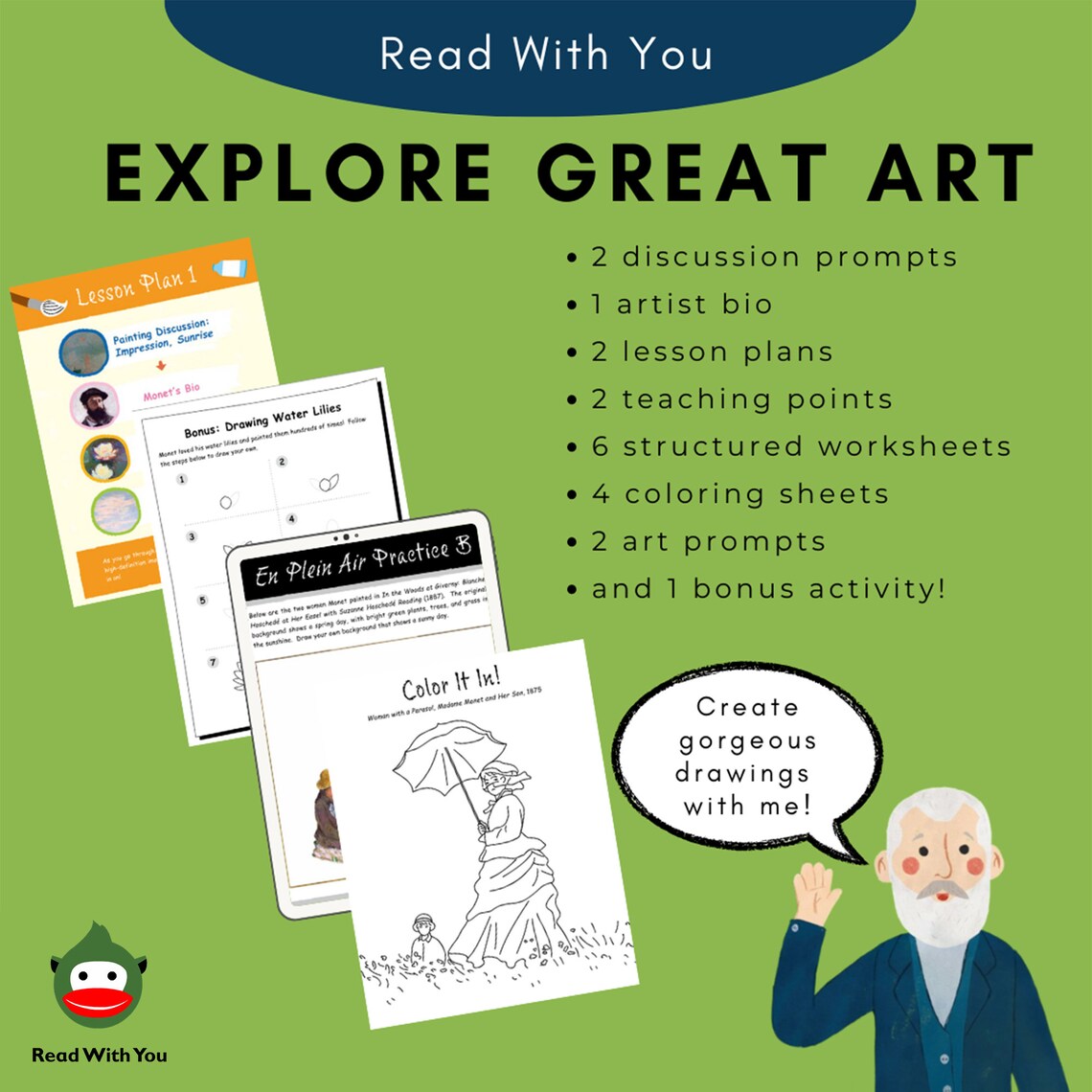 Claude Monet Artist Pack