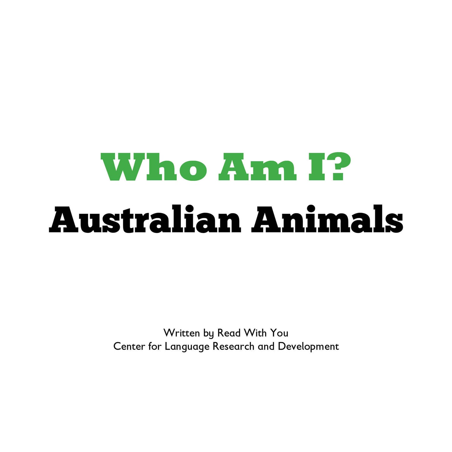 Australian Animals