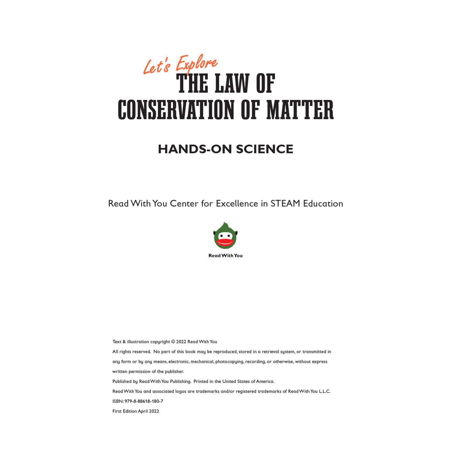 Let's Explore the Law of Conservation of Matter