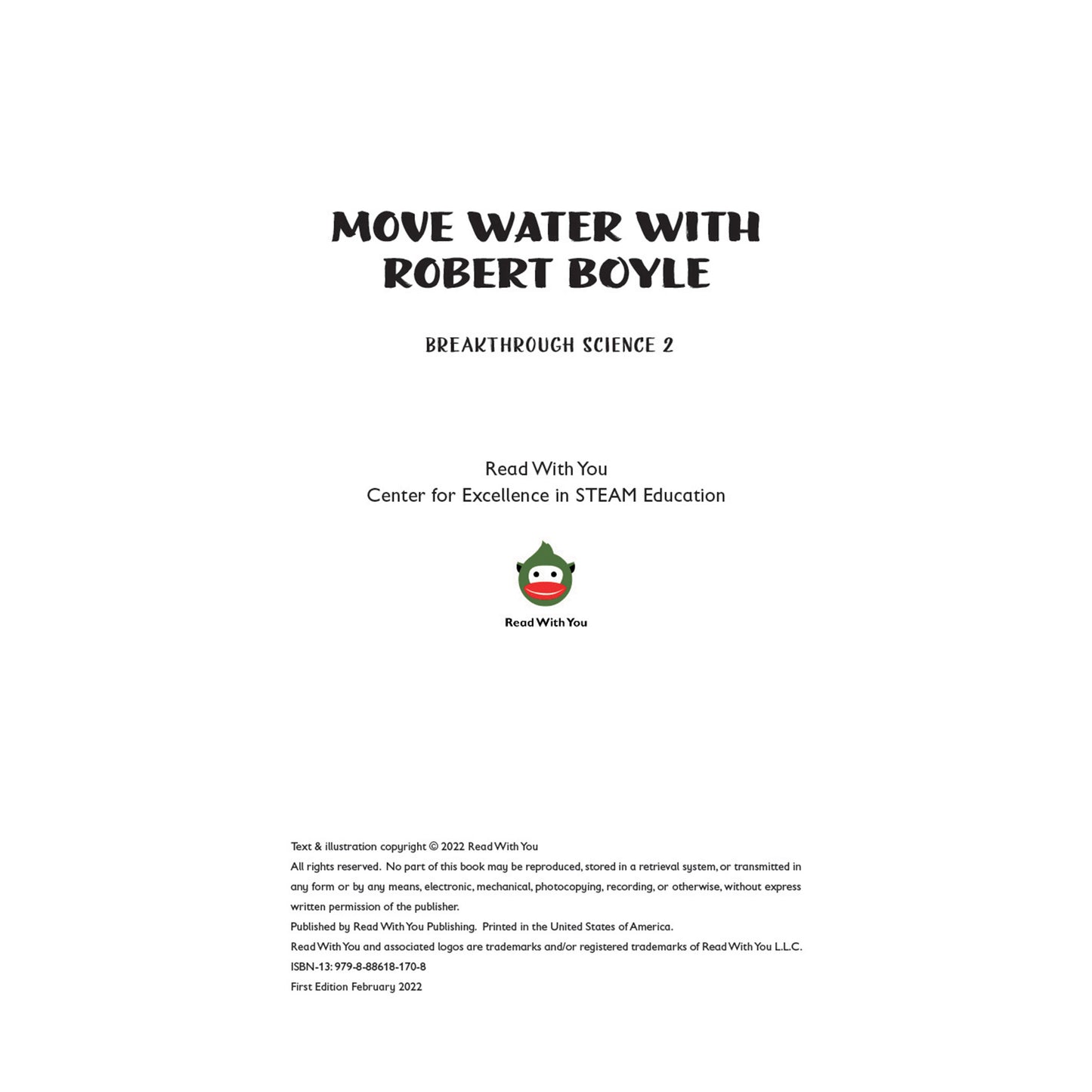 Move Water with Robert Boyle