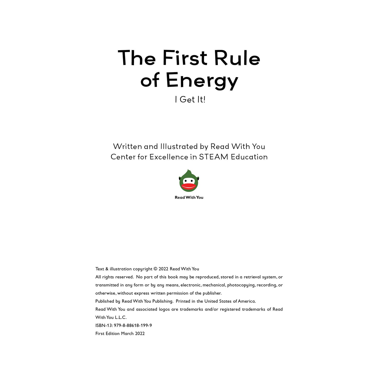 The First Rule of Energy