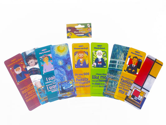 5 Meet the Artist Bookmarks - Set 1