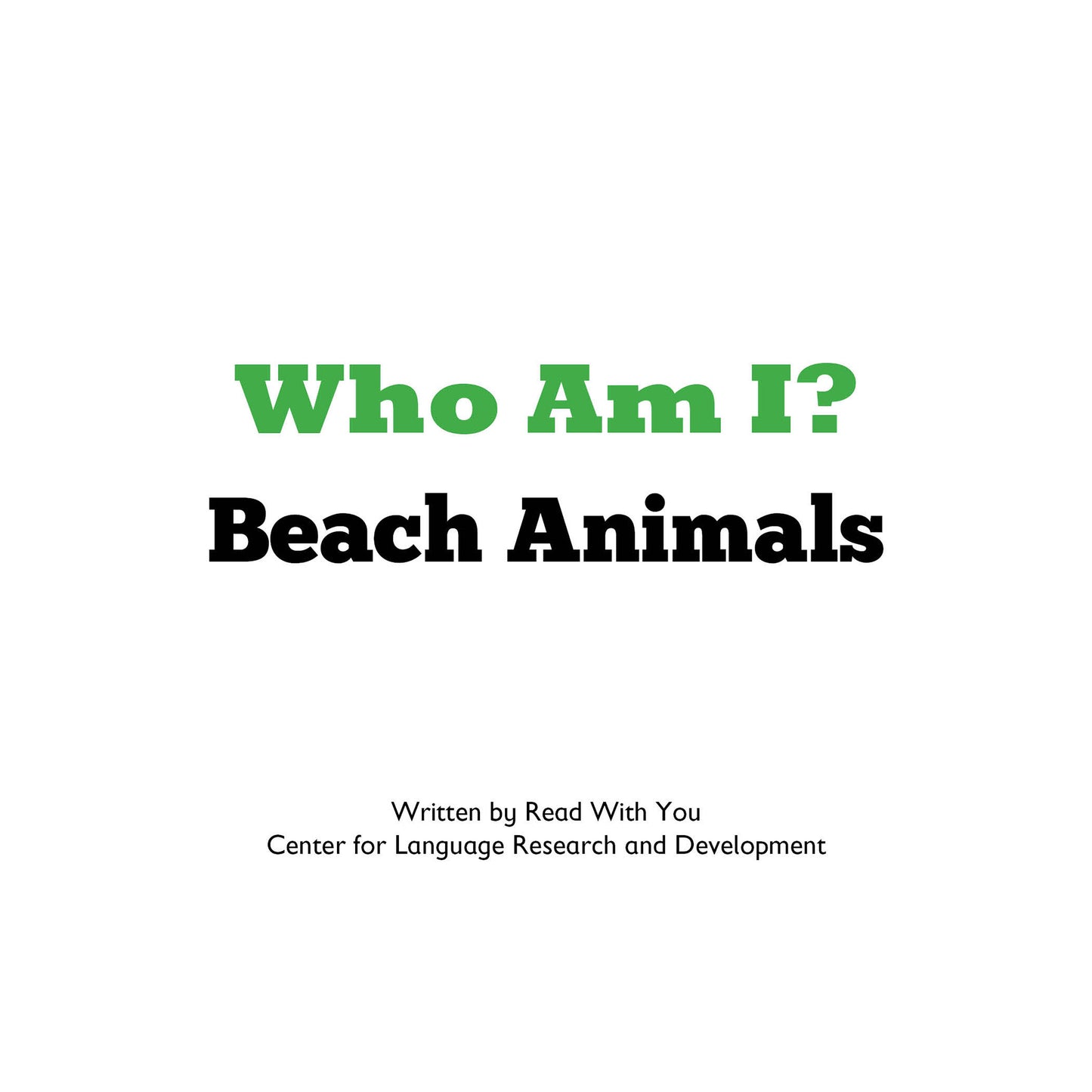 Beach Animals