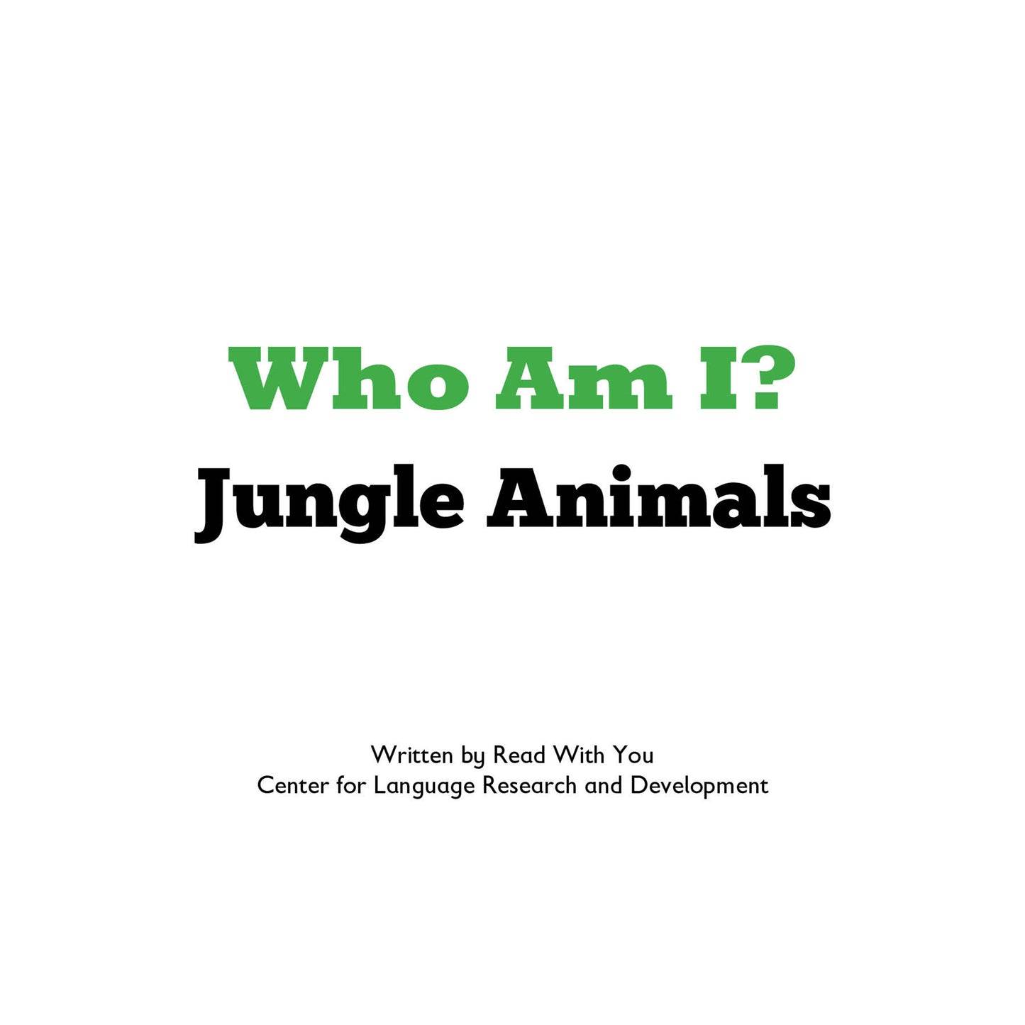 Jungle Animals