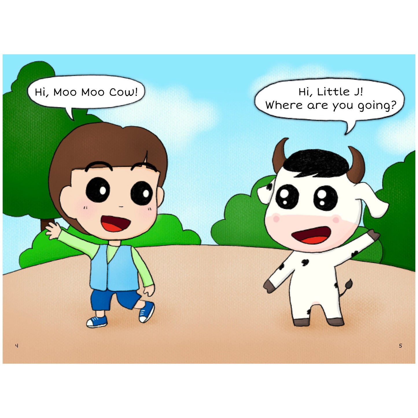 Moo Moo Cow Loves to Help