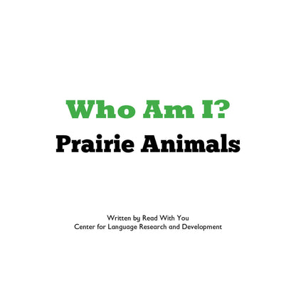 Prairie Animals